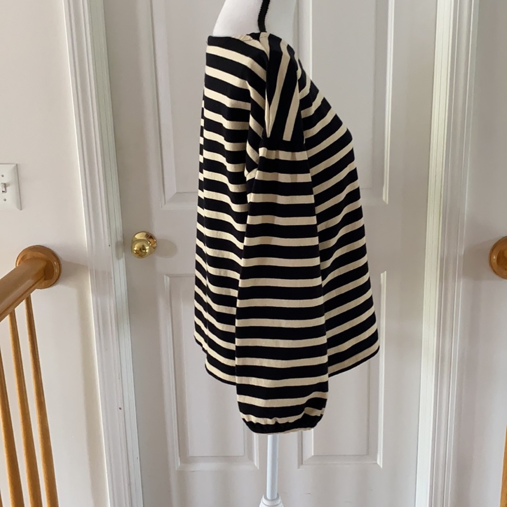 04:08 - JCrew Mariner Cloth Puff-sleeve Top - Picture 3 of 10